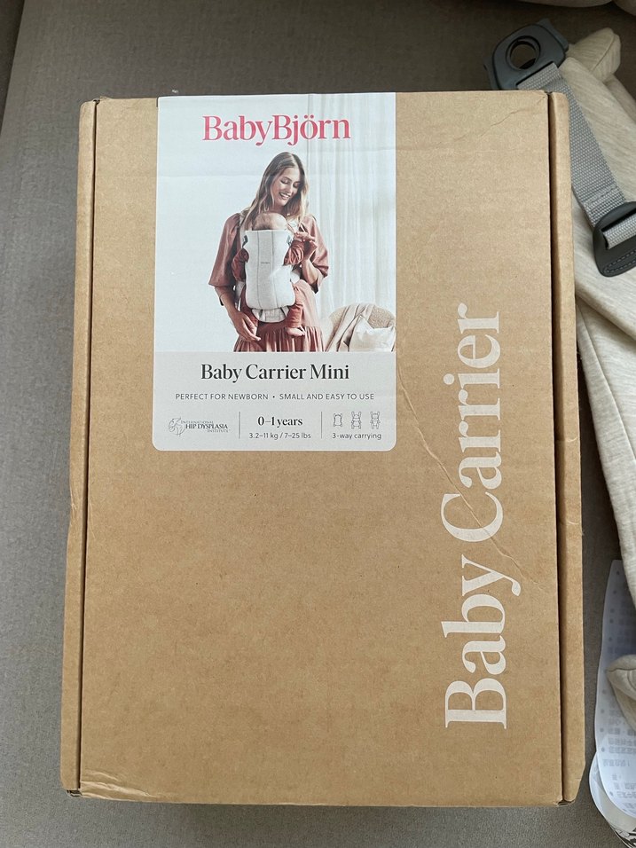 BabyBjörn Mini 3D Pamuklu Bebek Kangurusu - Görsel 4