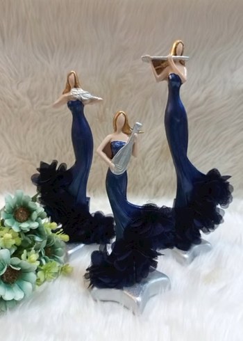 Bordo Renkli Müzisyen Figürleri Seti - Görsel 3