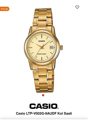 Casio Kadın Saat Gold