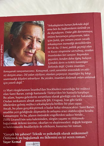 Livaneli - Bir Kedi, Bir Adam, Bir Ölüm Kitap - Görsel 3