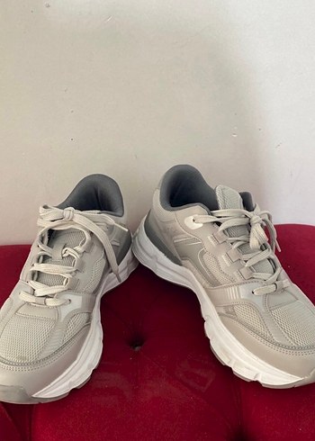 Nautica Gri Beyaz Bagcikli Spor Ayakkabi