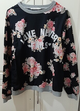 Çiçekli sweat