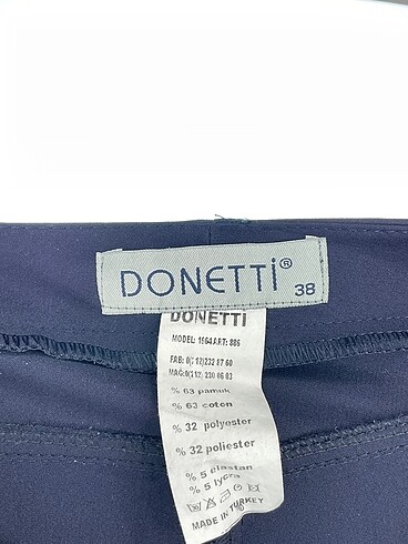 38 Beden lacivert Renk PreLoved Kumaş Pantolon %70 İndirimli.