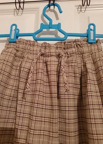 11-12 Yaş Beden Zara kareli pantolon