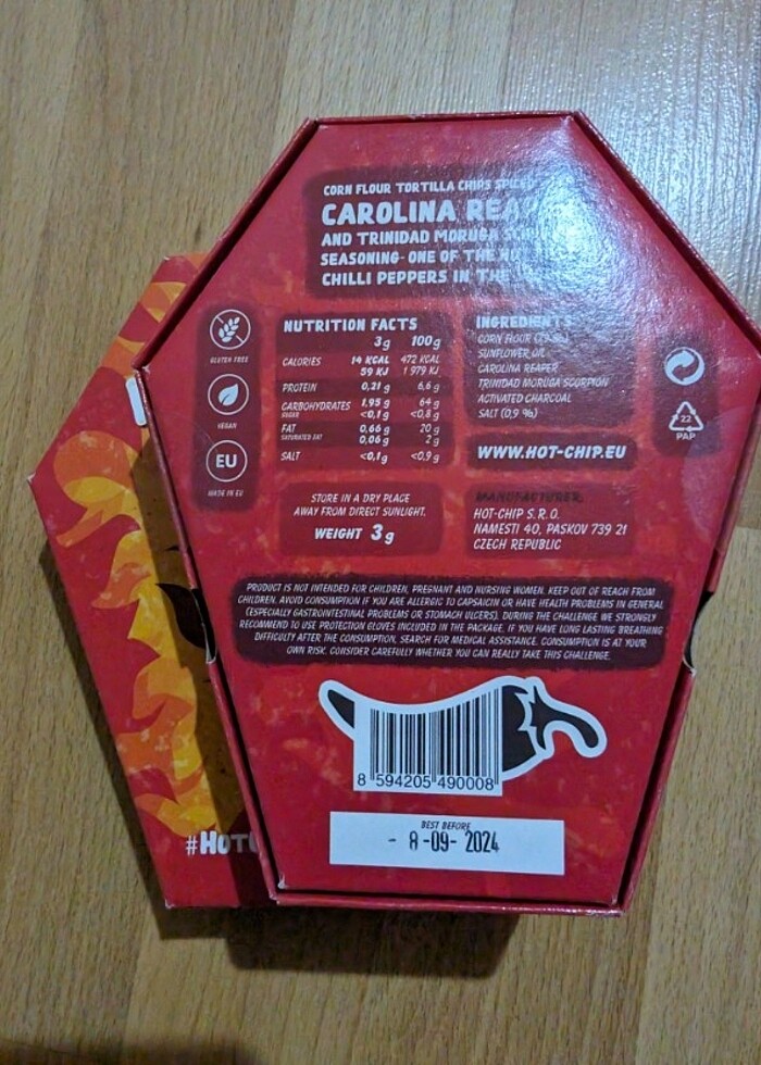 Hot Chip Challenge Dünyanın en acı cipsi (yeni) - Görsel 3