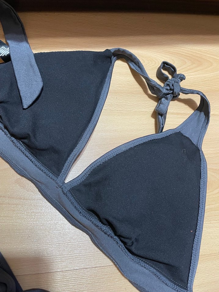 Gri İpli Kadın Bikini Takımı - Görsel 5