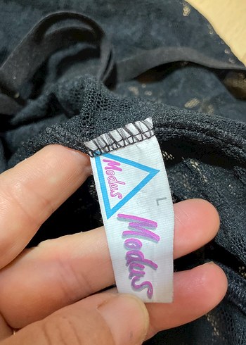 Siyah Dantel Gothic Midi Bodysuit - Görsel 7