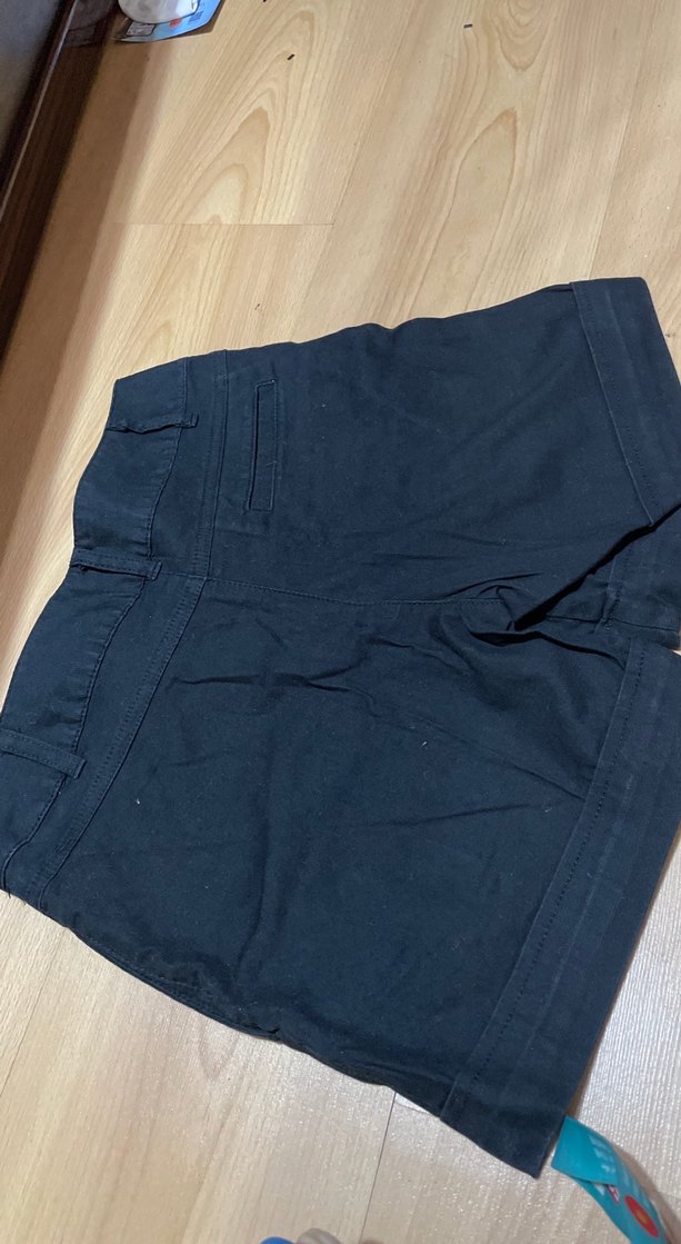 Siyah Mini Denim Kadın Şort - Görsel 2