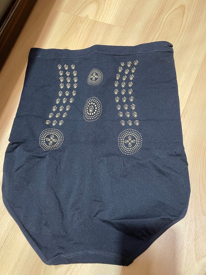 Nakışlı Siyah Midi Kadın külot korse - Görsel 2