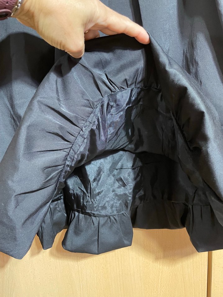 Siyah Straplez Pilili Midi Abiye Elbise - Görsel 2