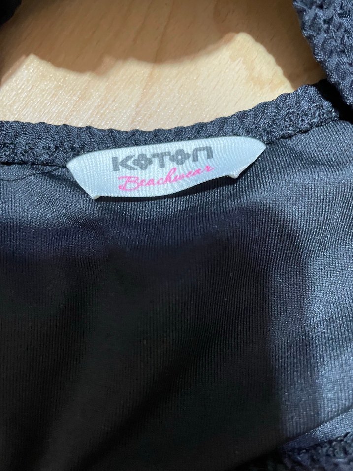 Düğmeli Strappy Siyah Bustiyer - Görsel 3