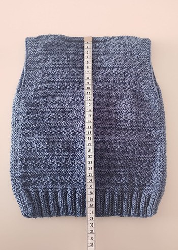 Erkek bebek örgü Yelek 6/12 ay - Görsel 2