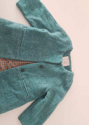 Çıt çıtlı Turkuaz bebek  Kabanı zara 12/18ay - Görsel 2