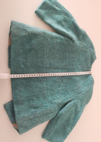 Çıt çıtlı Turkuaz bebek  Kabanı zara 12/18ay - Görsel 3