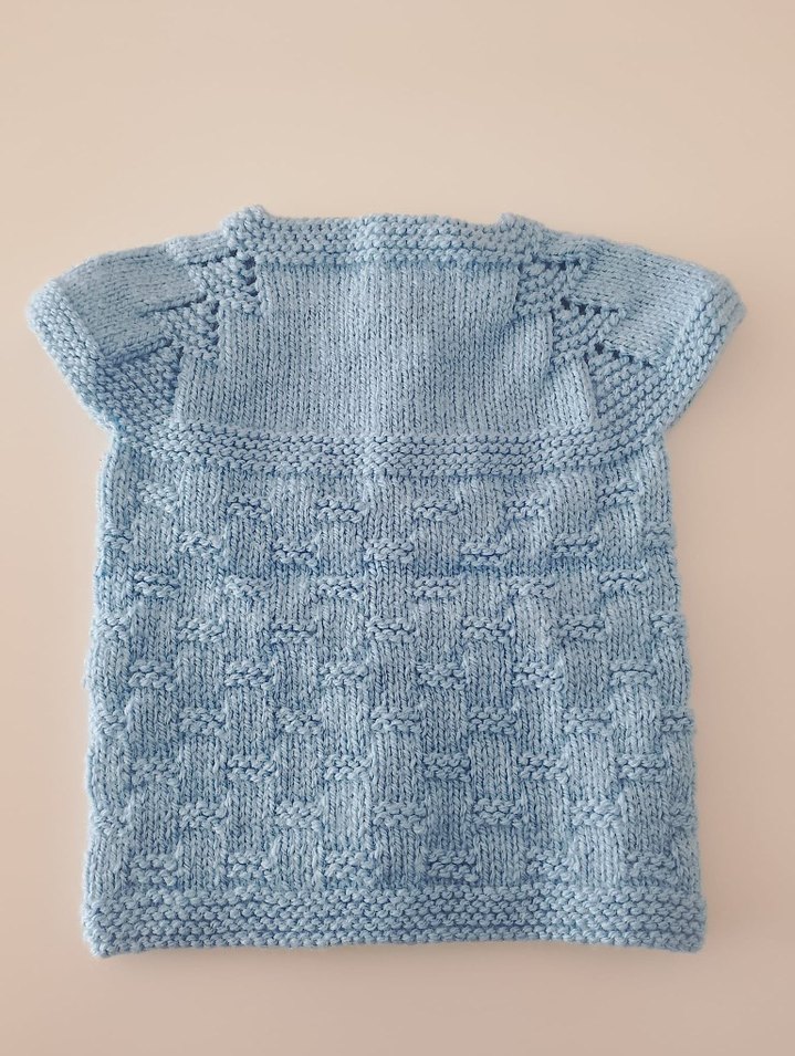 erkek bebek yeleği 0/3 ay - Görsel 4