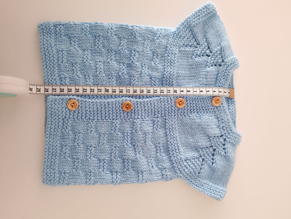 erkek bebek yeleği 0/3 ay - Görsel 3