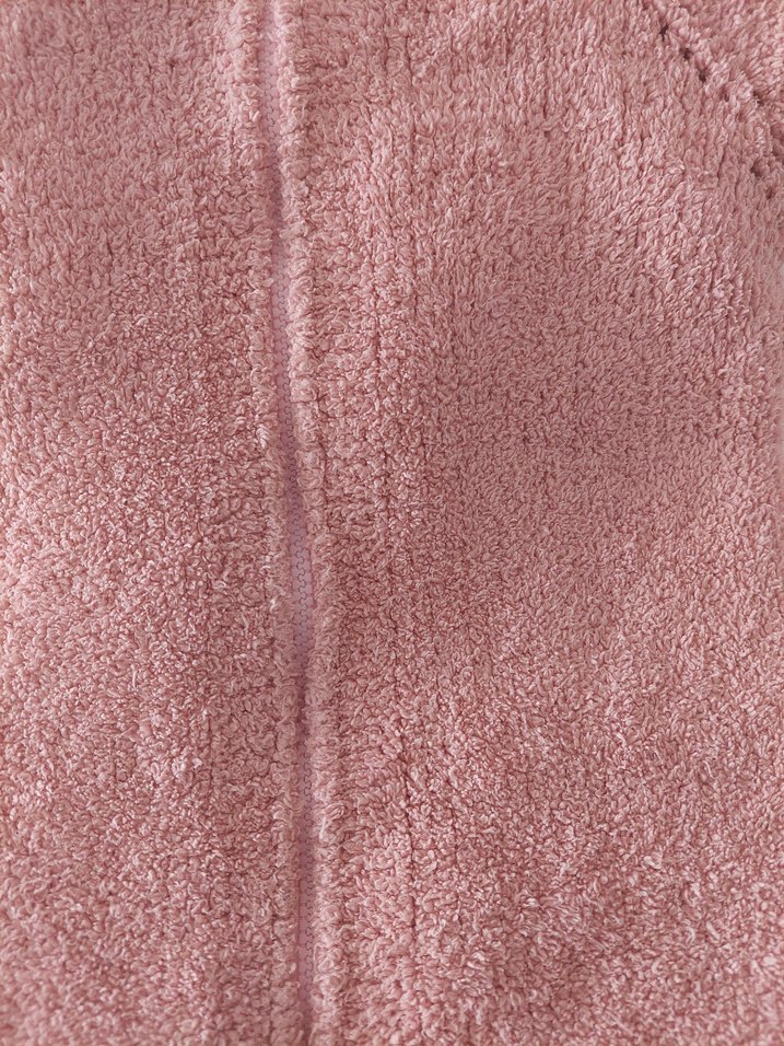 kız bebek örgü fermuarlı hırka 12/24 ay - Görsel 5