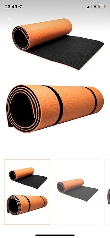Yoga matı çift taraflı kayma yapmaz aldığım gibi duruyor hiç kul
