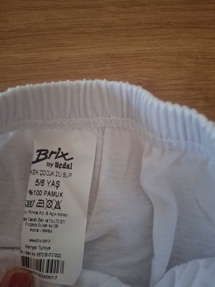 Erkek Çocuk Gri Beyaz 2'li 5-6 Yaş - Görsel 4