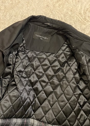 Düğmeli Siyah Kadın mont - Görsel 3