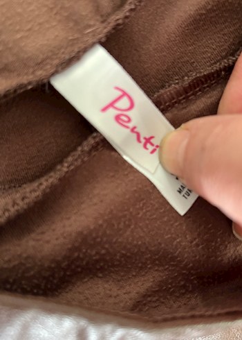 Kahverengi Deri Kadın Pantolon - Görsel 3