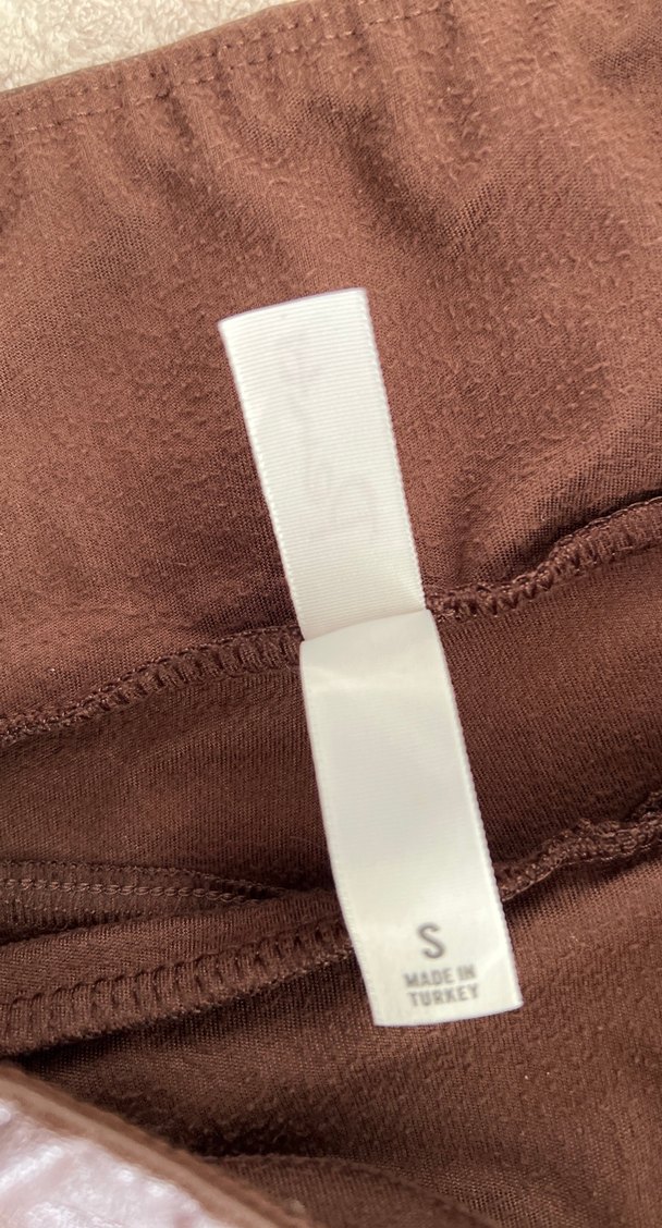 Kahverengi Deri Kadın Pantolon - Görsel 2