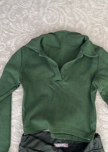 Siyah Midi Boy Kadın Tayt ve mini eşit - Görsel 3