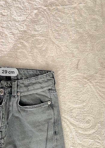 Gri Renkli Kadın Salaş Streetwear Jean - Görsel 5