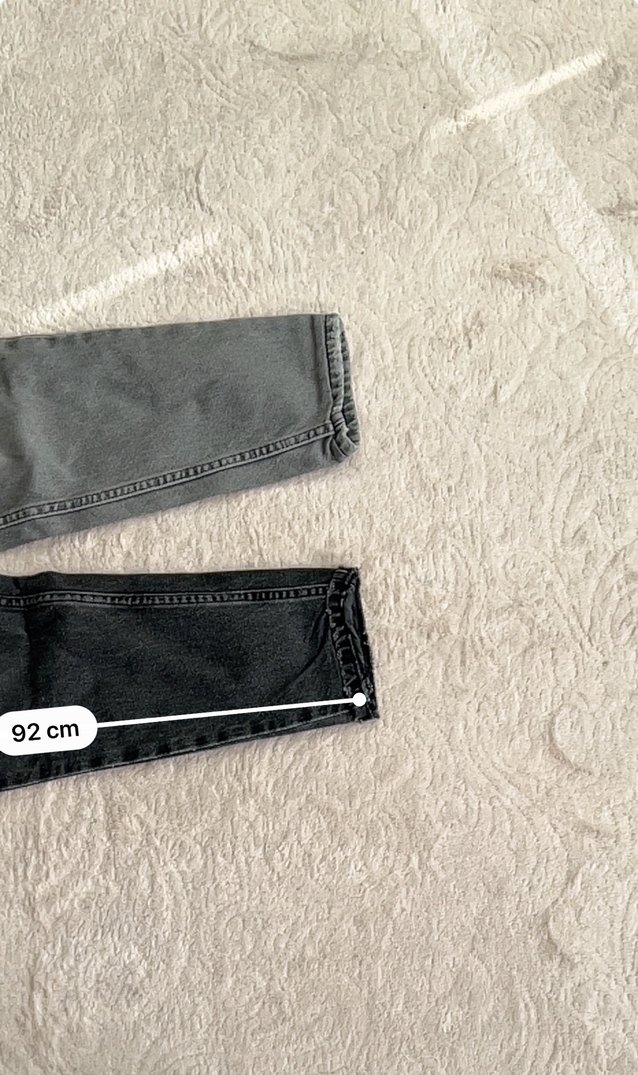 Gri Renkli Kadın Salaş Streetwear Jean - Görsel 4