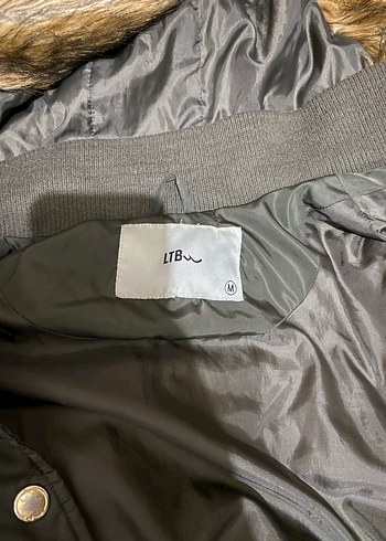 LTB haki Kadın Kürklü Kış Montu - Görsel 7