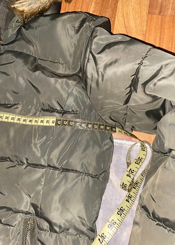 LTB haki Kadın Kürklü Kış Montu - Görsel 5