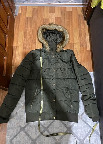 LTB haki Kadın Kürklü Kış Montu - Görsel 3