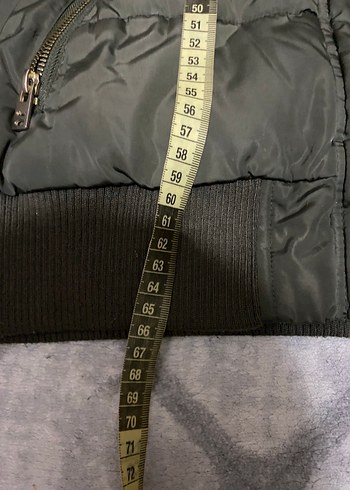 LTB haki Kadın Kürklü Kış Montu - Görsel 4