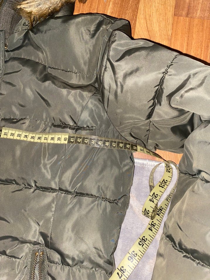 LTB haki Kadın Kürklü Kış Montu - Görsel 5