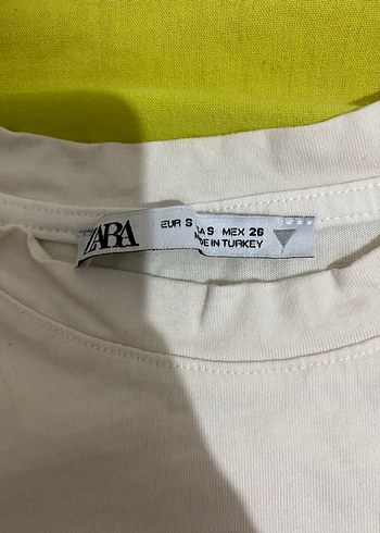 Kadın Beyaz Kısa Kollu Pamuklu Tişört - Görsel 2