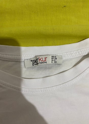 Beyaz Kısa Kollu Basic Tişört - Görsel 2