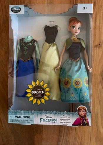 Disney Frozen Anna Bebek ve Kıyafet Seti