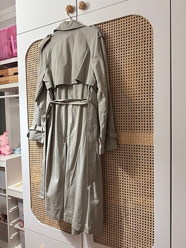 xs Beden gri Renk Mango trenchcoat
