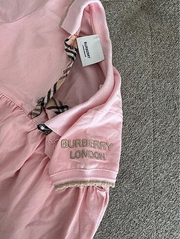 24-36 Ay Beden pembe Renk Burberry elbise