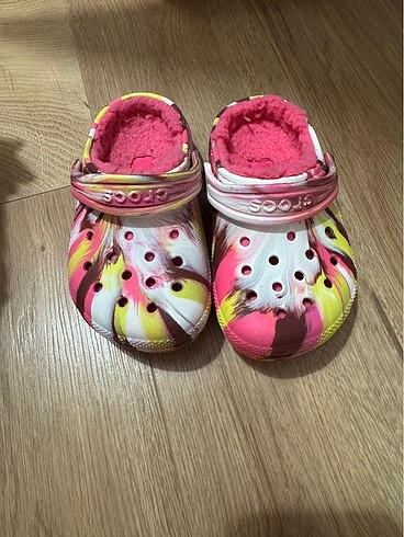 Crocs Crocs cocuk kürklü