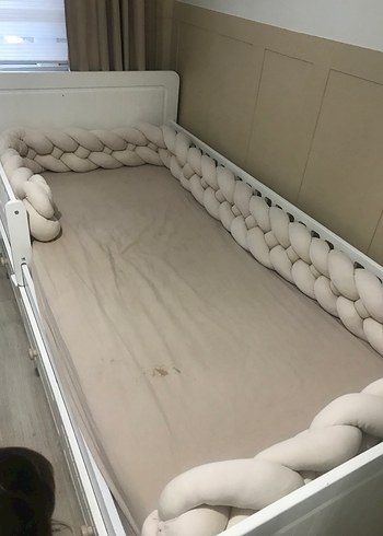 Örgü Korumalık 4 lü bej rengi - Görsel 2