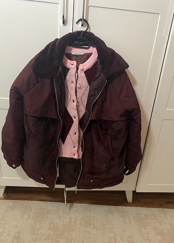 Kürklü Kısa Kadın Mont - Günlük Sokak Stili - Görsel 2