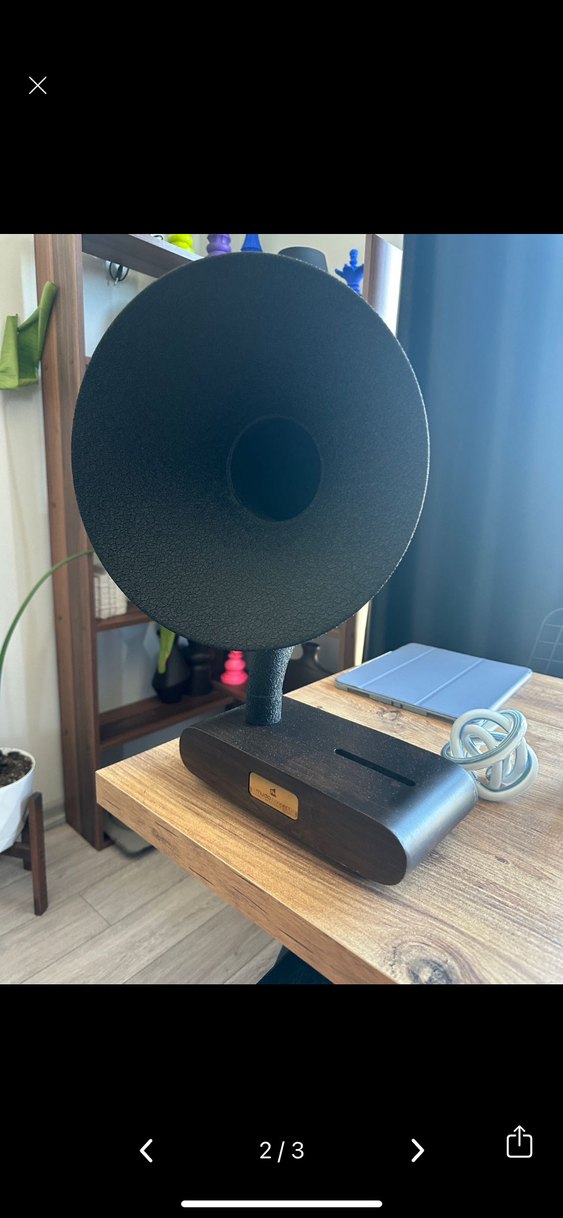 Klasik Tasarımlı Siyah Müzik Sistemi - Görsel 2