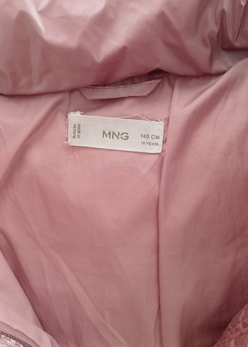 Pembe Düğmeli Kadın Kışlık Mont - Görsel 2