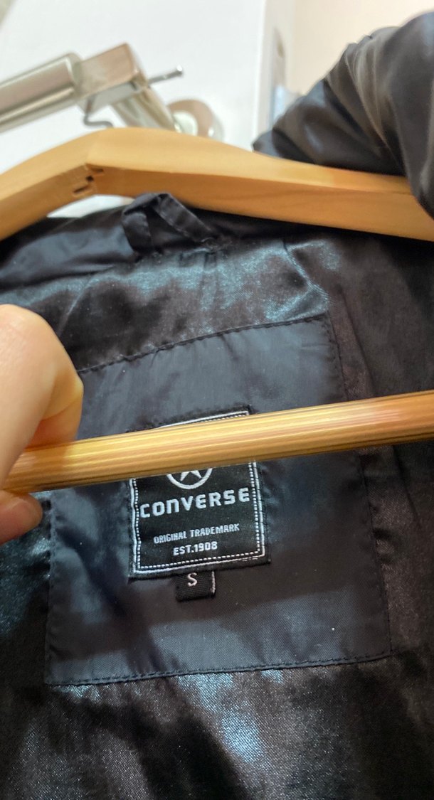 Düğmeli Siyah Kışlık Mont unisex - Görsel 2