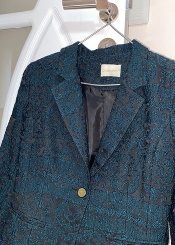 Düğmeli Klasik Kadın Blazer Ceket - Görsel 3