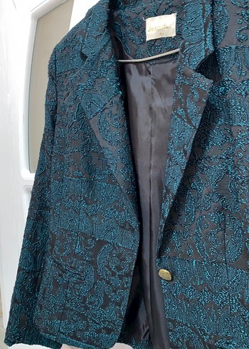 Düğmeli Klasik Kadın Blazer Ceket - Görsel 2