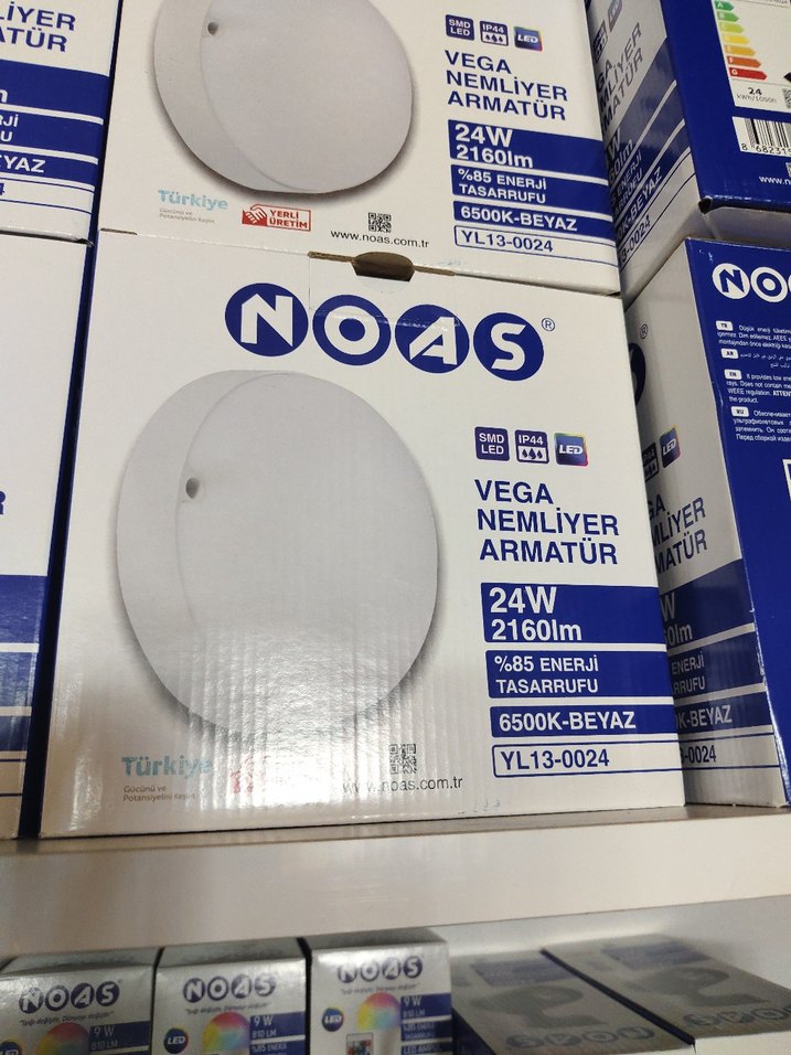 Noas Vega Nemliyer Armatür 24W Beyaz LED - Görsel 2