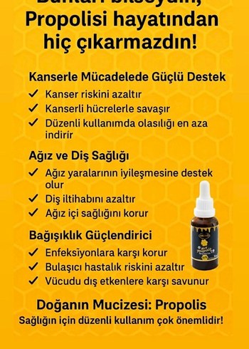 propolis sıvı gıda takviyesidir. - Görsel 5