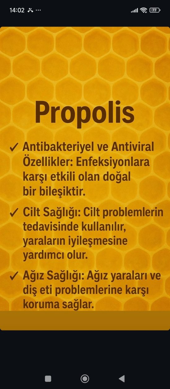 propolis sıvı gıda takviyesidir. - Görsel 3
